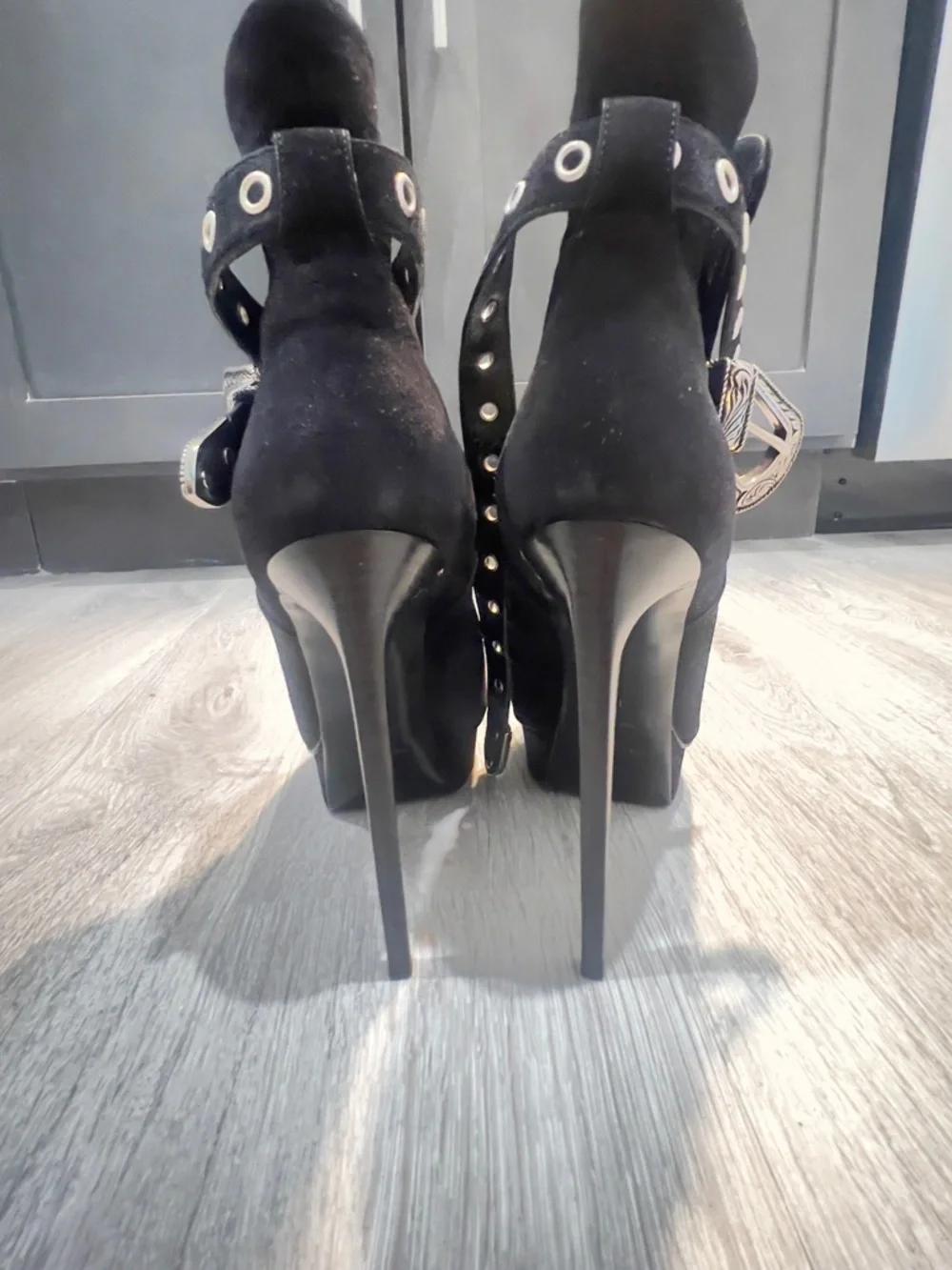 Saint Laurent Black Suede Stiletto Pumps for the Sexy CowGallz 🔥💯 - Picture 3 of 12